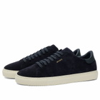 Axel Arigato Men's Clean 90 Suede Sneaker in Dark Blue/Off White