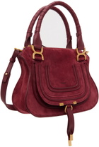 Chloé Burgundy Small Marcie Shoulder Bag
