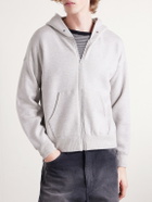 Visvim - Jumbo Wool and Cotton-Blend Jersey Zip-Up Hoodie - Gray