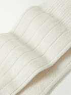 Zegna - Ribbed Cashmere-Blend Socks