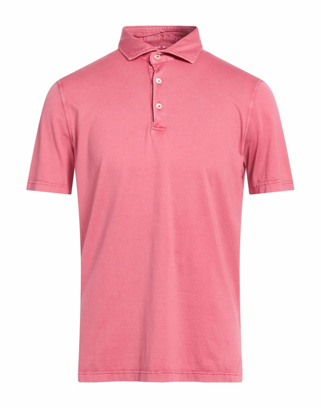 Photo: Fedeli Mens Polo shirt in Salmon pink