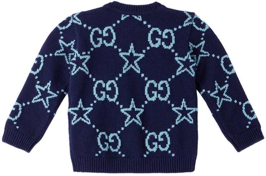 Pawcci GG Star Blue Dog Sweater