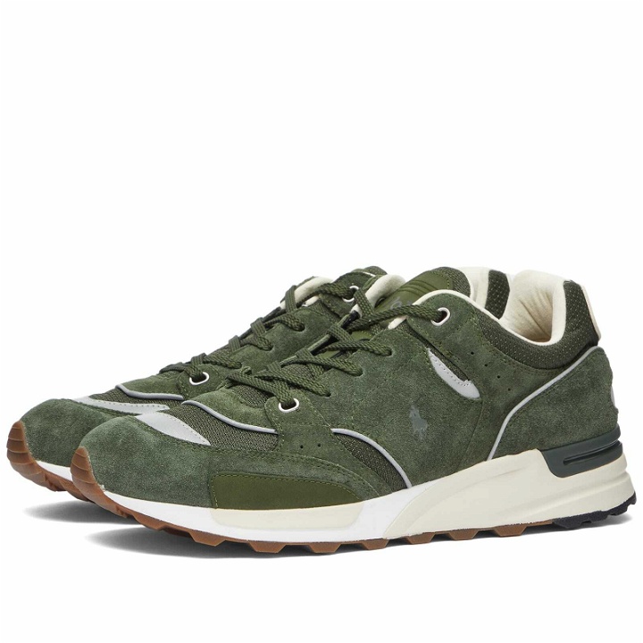 Photo: Polo Ralph Lauren Men's Trackster 200 Sneakers in Army