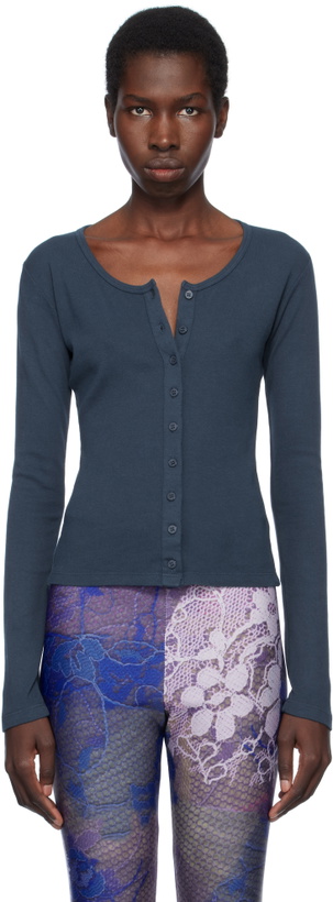 Photo: Gil Rodriguez Navy Sophie Cardigan