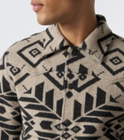 RRL Wool jacquard blouson jacket