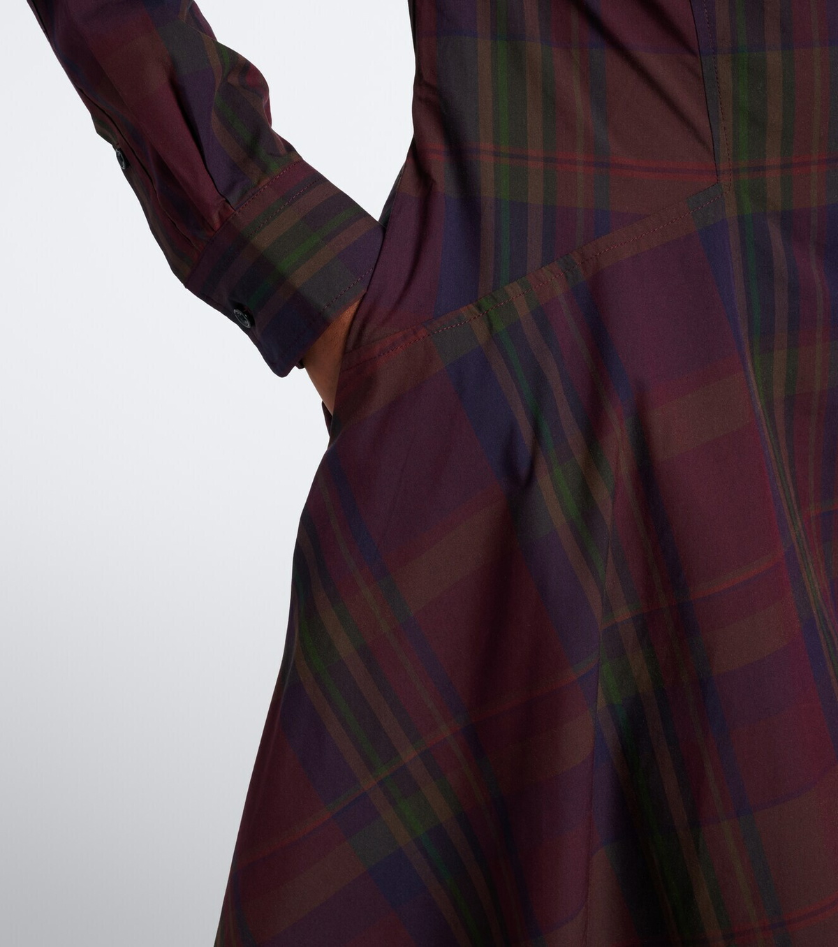 Polo Ralph Lauren Plaid cotton-blend shirt dress