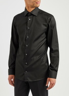 Eton Black Cotton-twill Shirt