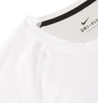 Nike Training - Pro Mesh-Panelled Breathe Dri-FIT T-Shirt - White