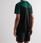 On - Performance-T Stretch-Jersey and Mesh T-Shirt - Green