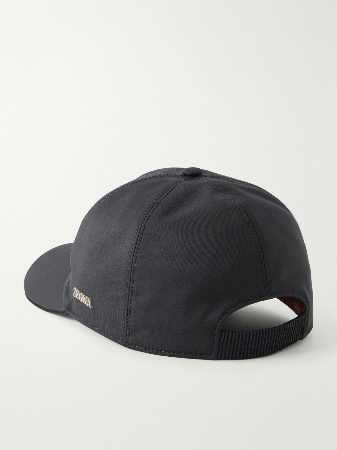 Zegna - Motorin Logo-Embellished Shell Cap - Black