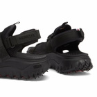 Moncler Women's Trailgrip Vela Sandals in Black