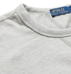 Polo Ralph Lauren - Melangé Fleece-Back Cotton-Blend Jersey Sweatshirt - Gray