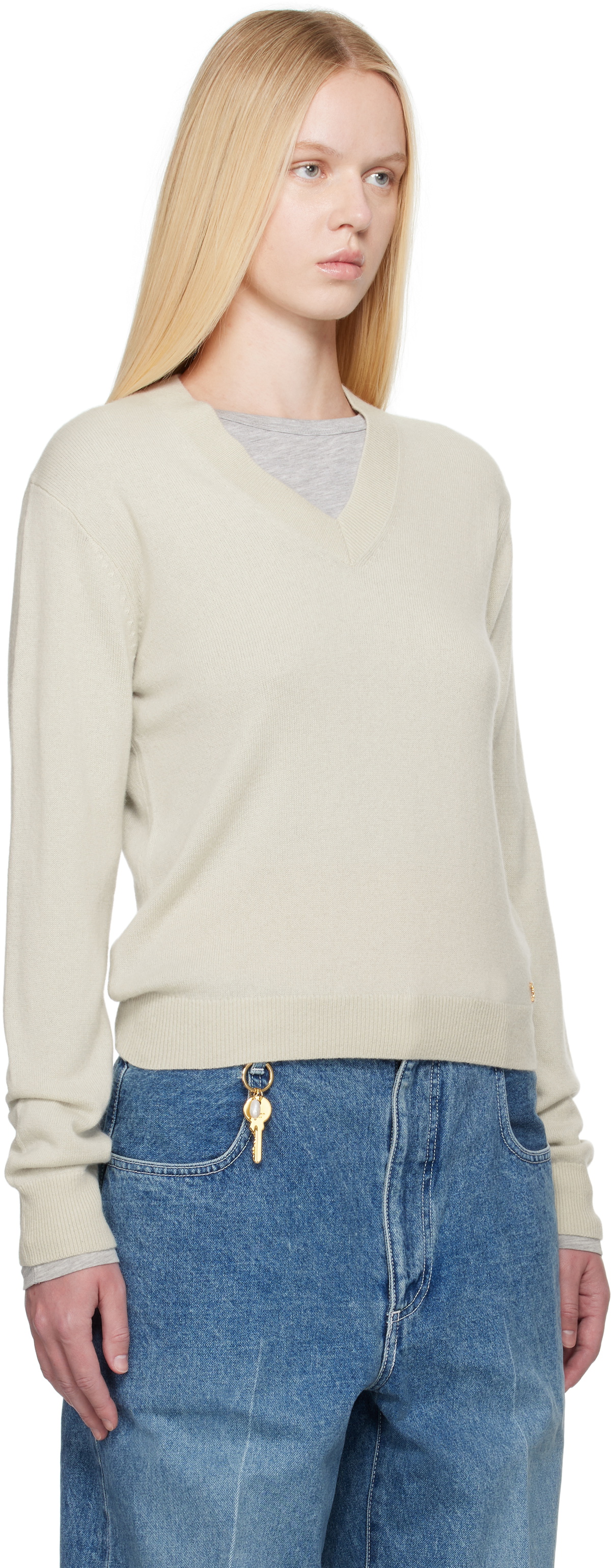 ÉTERNE Off-White Lennox Sweater