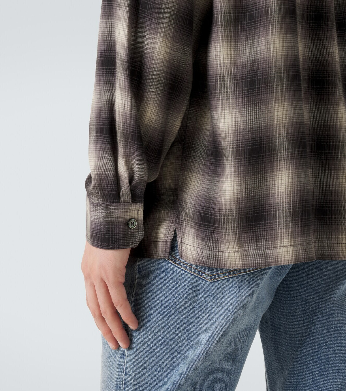 Our Legacy Every checked TENCEL® flannel shirt