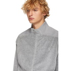 Opening Ceremony Grey Velour Track Jacket