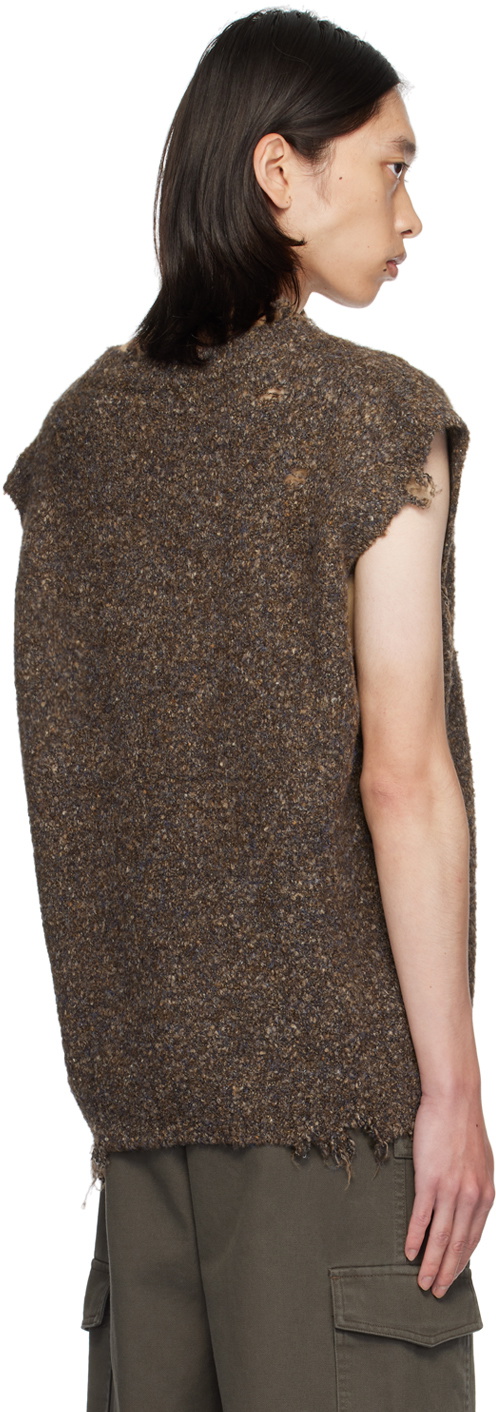 lesugiatelier Brown Missed Vest