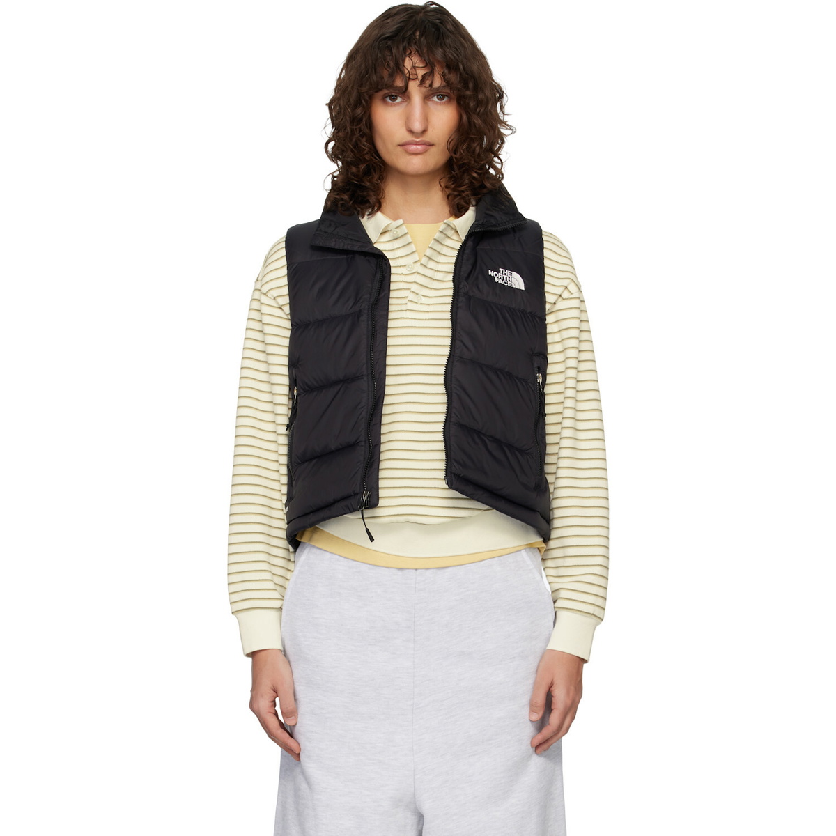 The North Face Black Hydrenalite A-Line Down Vest