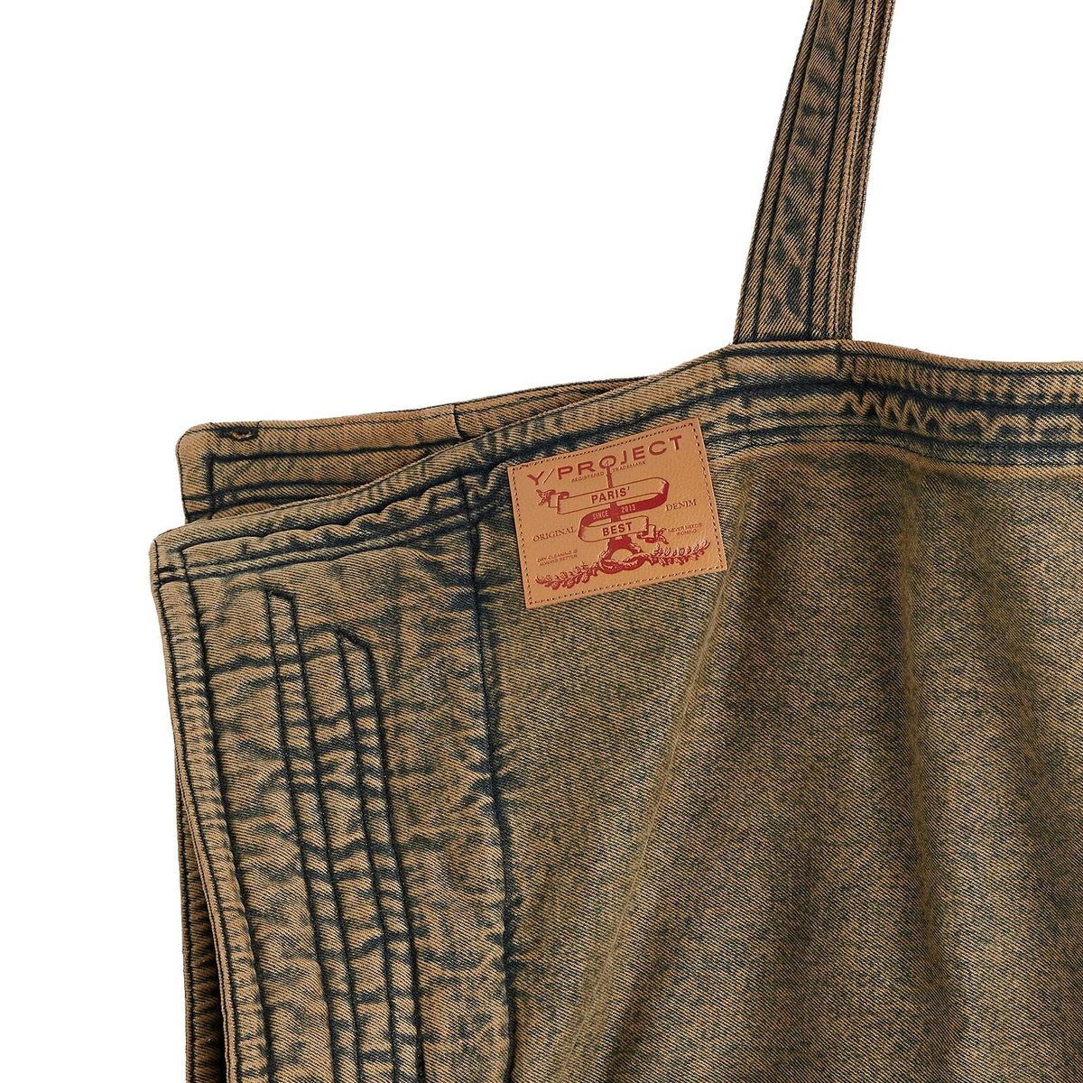 Y/Project Women's Maxi Wire Cabas Bag in Beige Y/Project