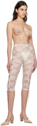nastyamasha SSENSE Exclusive Off-White Leggings