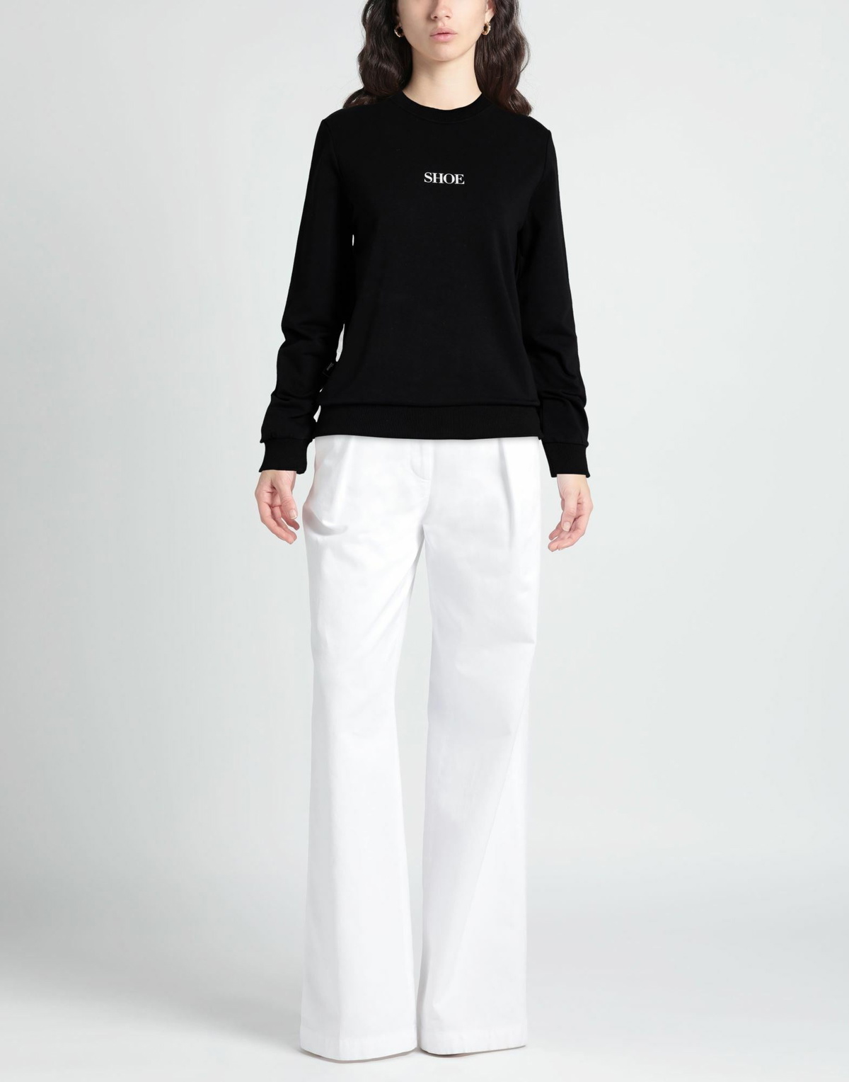 Shoe Womens Sweatshirt in Black