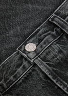 Agolde Afton Relaxed Straight-leg Jeans Dark Grey
