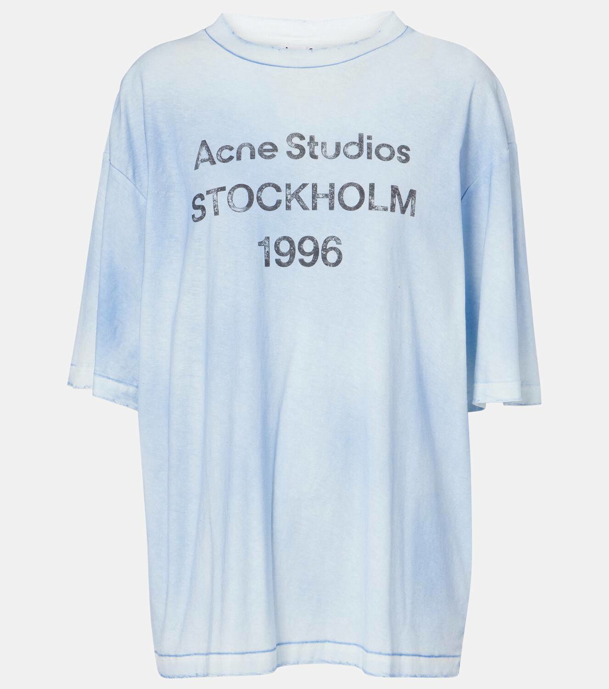 【Acne Studios】ロゴコットンアンド hempジャージTシャツ Acne Studios Logo cotton and hemp jersey T-shirt Acne Studios