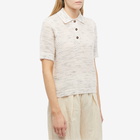 Samsøe Samsøe Women's Bri Knitted Polo Shirt Top in Rosewater