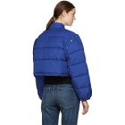 3.1 Phillip Lim Blue Cropped Puffer Ski Coat