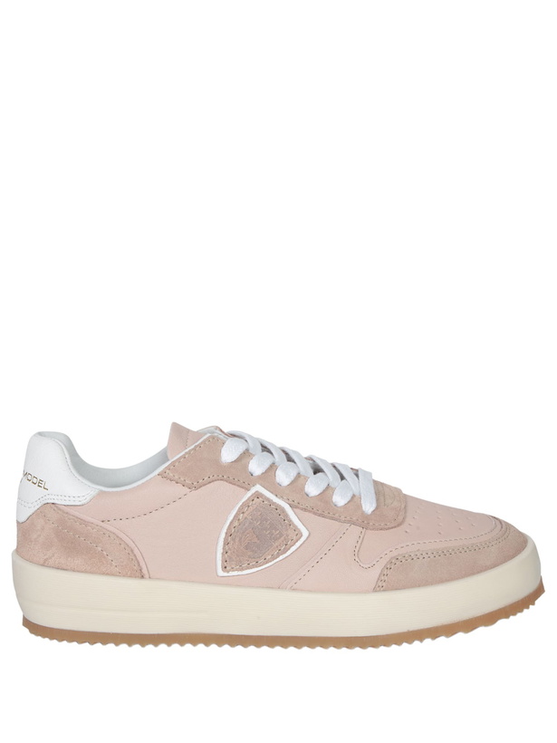 Photo: Philippe Model Nice Low Sneakers In Powder Pink
