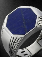 John Hardy - Sterling Silver Lapis Lazuli Signet Ring - Unknown