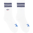 Noah NYC Three-Pack White adidas Originals Edition Crew Socks