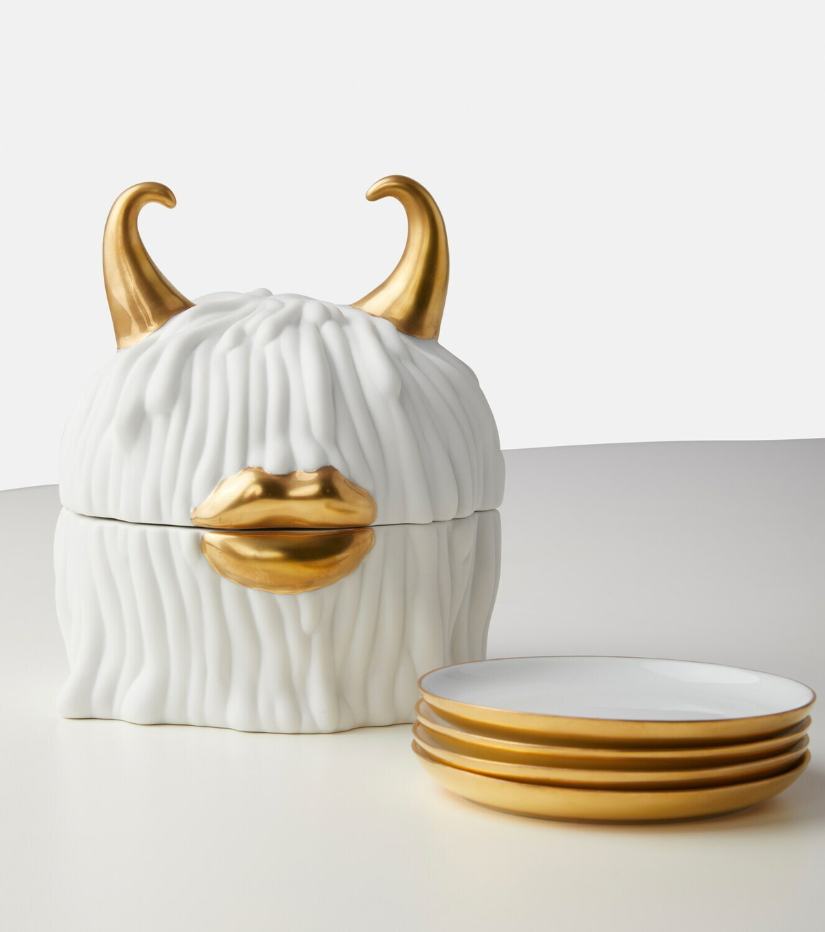 L'Objet - Lynda box and set of 4 plates