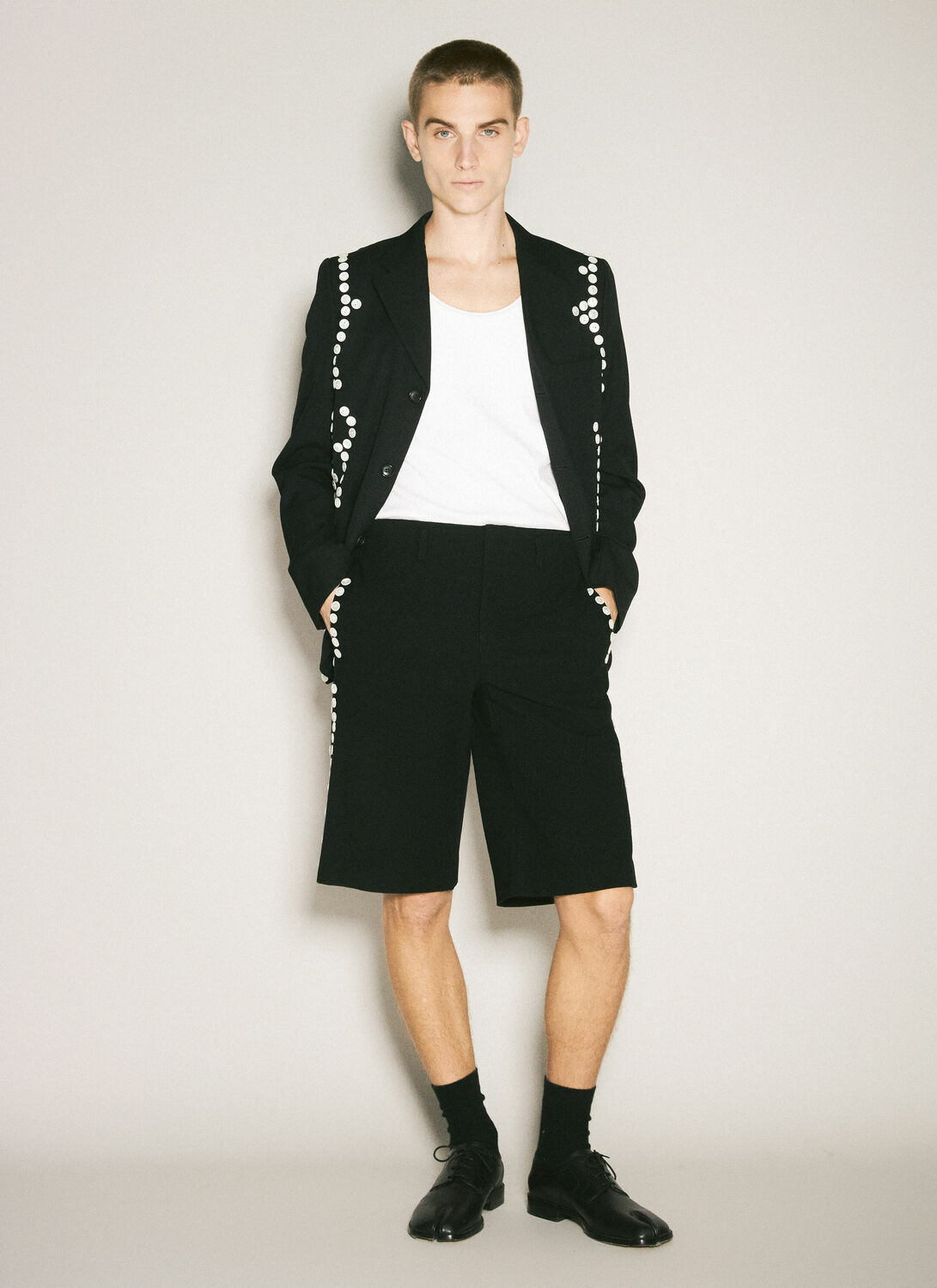 Comme des Garçons Homme Plus Button-Embellished Shorts
