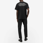 Burberry Men's Cohen Address Logo T-Shirt in Black