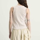 YMC Women's Dot Knit Vest in Pink Marl