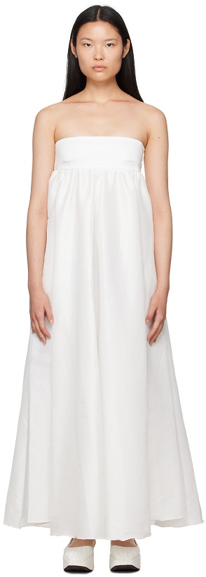 Photo: Kika Vargas SSENSE Exclusive White Maxi Dress