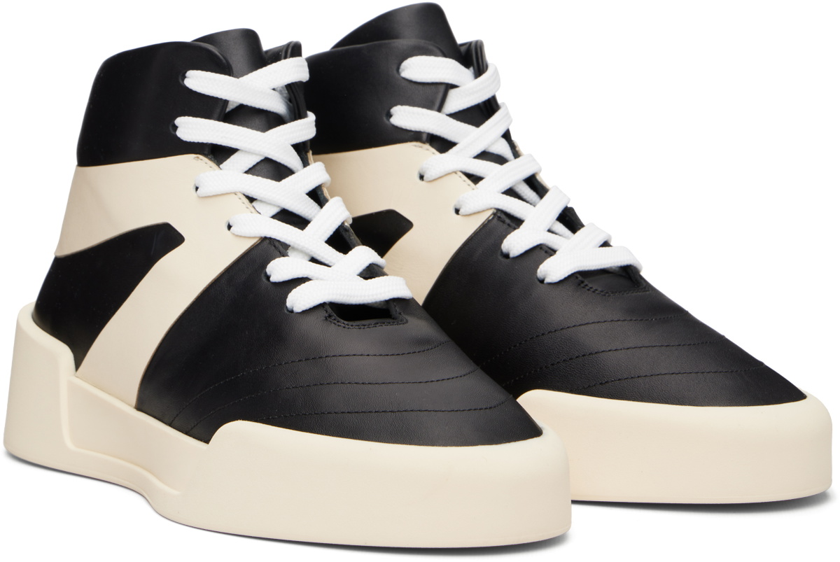 Fear of God Black & Off-White Basketball Sneakers