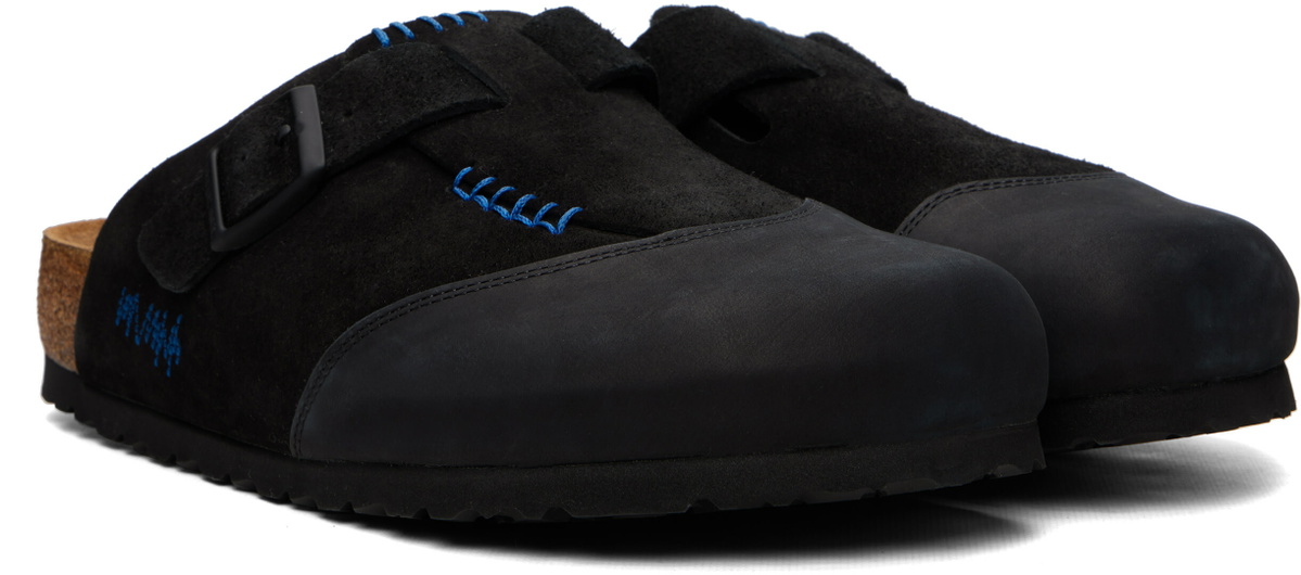 Birkenstock Black ADERERROR Edition Boston Cap Loafers