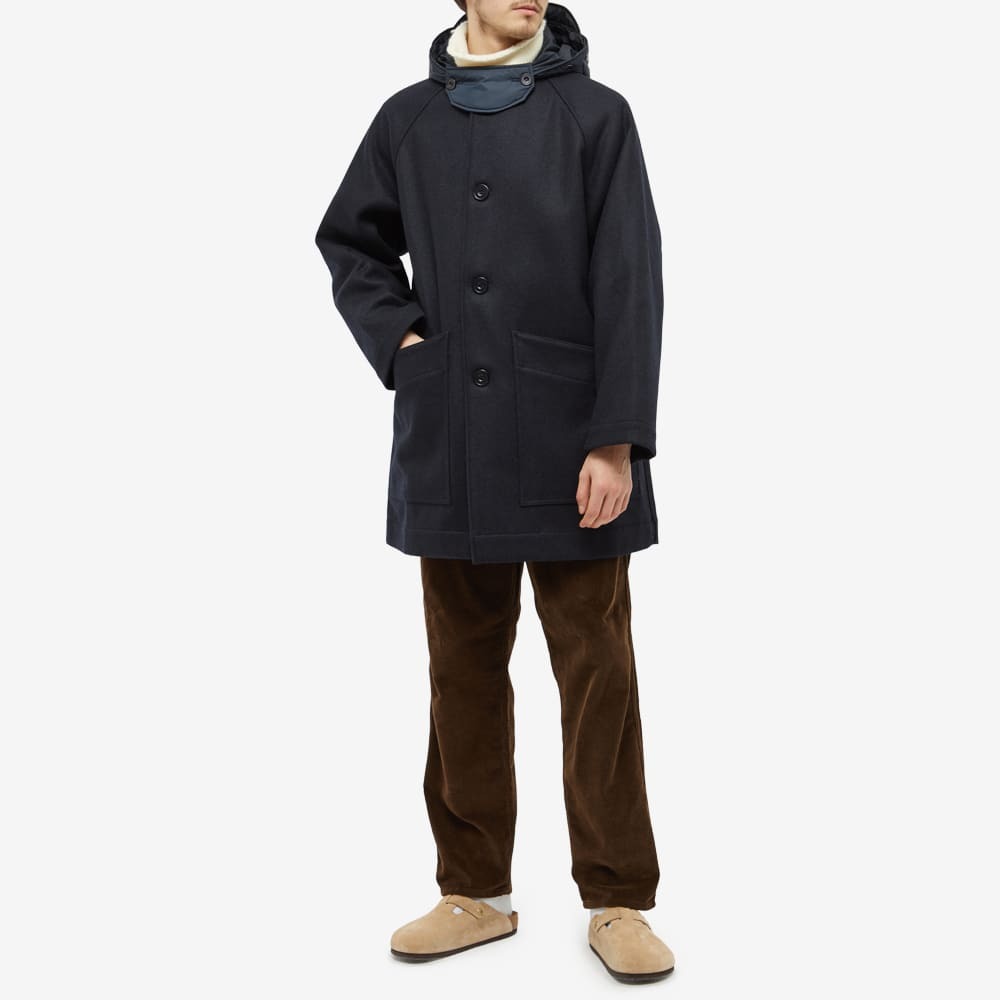 Arpenteur Men s Mevi Wool Coat in Navy Arpenteur