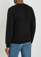 Sunspel Crew-neck Cotton Sweatshirt Black