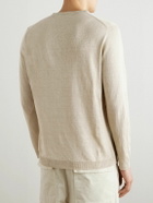 Anderson & Sheppard - Linen Henley T-Shirt - Neutrals