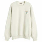 Foret Men's Noon Element Crew Sweatshirt in Snow Melange