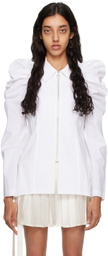 MINJUKIM White Zip Blouse