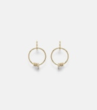 Spinelli Kilcollin Asha 18kt gold hoop earrings with diamonds