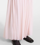 Jil Sander Shirred maxi dress