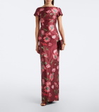 Erdem Floral satin gown