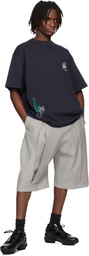 NAMESAKE Navy Sava Oversized Sail T-shirt