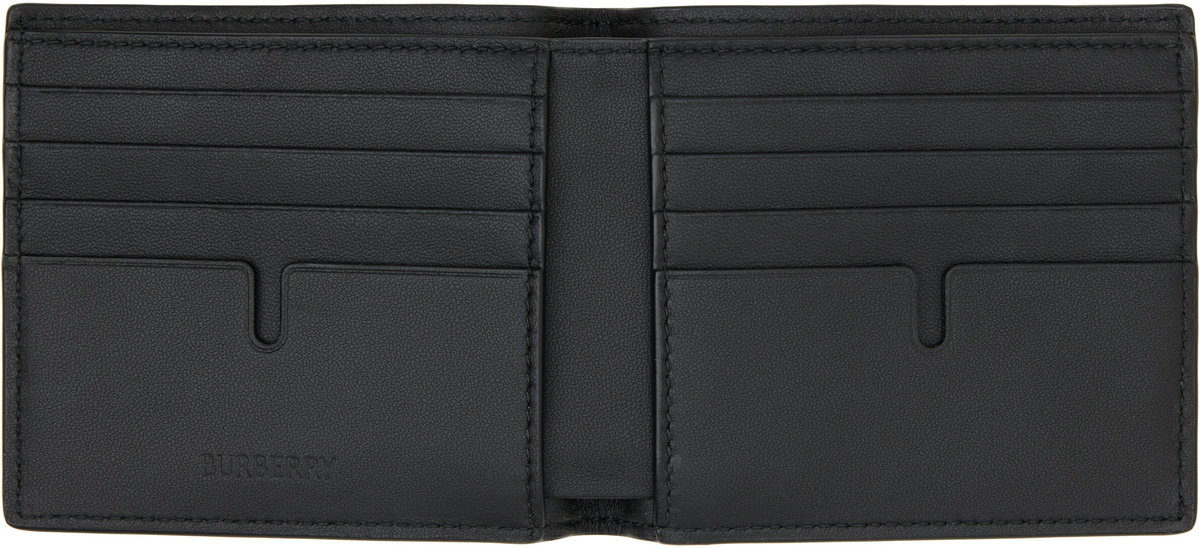 Burberry Gray City Check Bifold Wallet