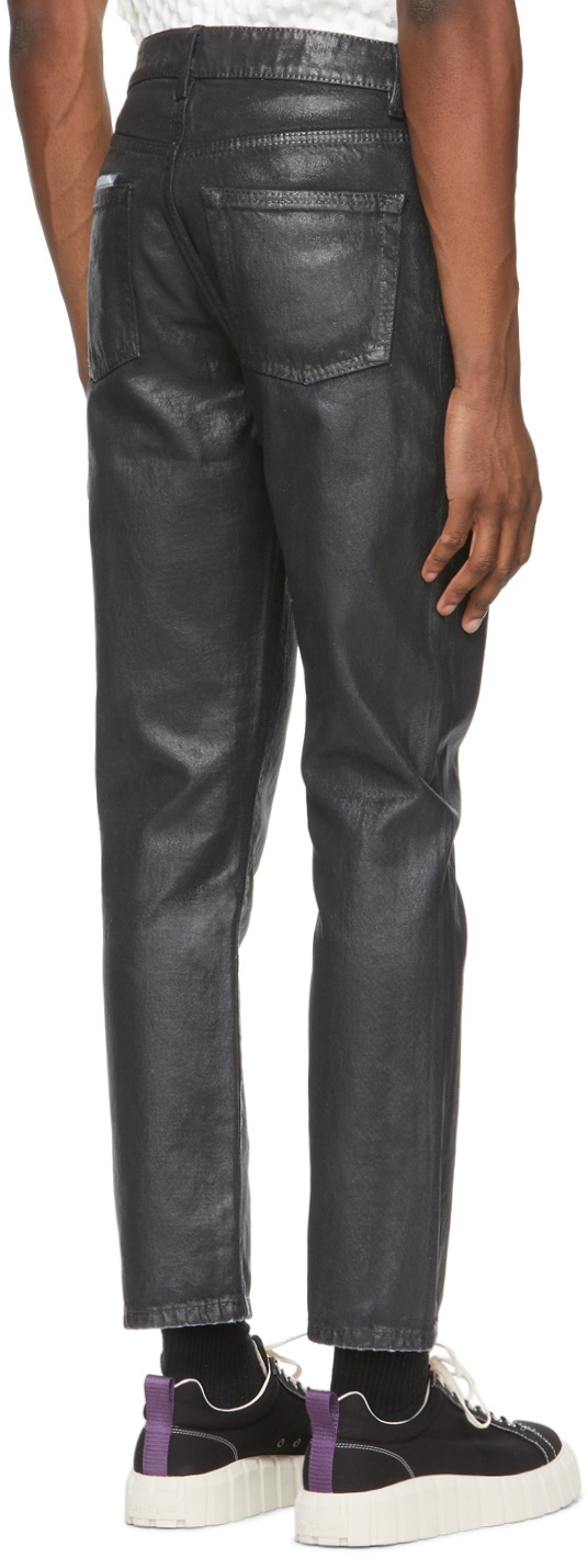 Eytys Black Coated Solstice Jeans Eytys