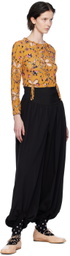 J.Kim Black Elongated Trousers